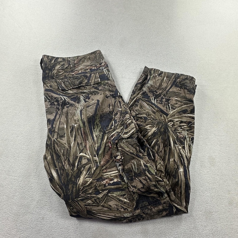 Levi's XX Cargo Pants Mens 36 Brown Camo Canvas Ripstop Straight Leg Workwear